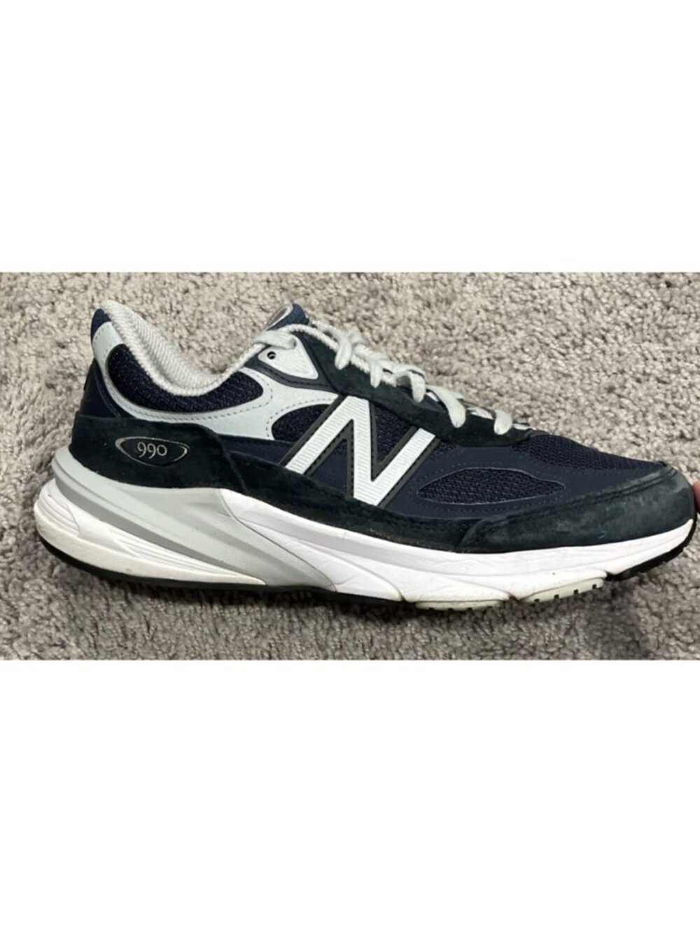 New Balance 990v6 Women US 10.5 B Navy Shoes W990NV6 USA Made Suede